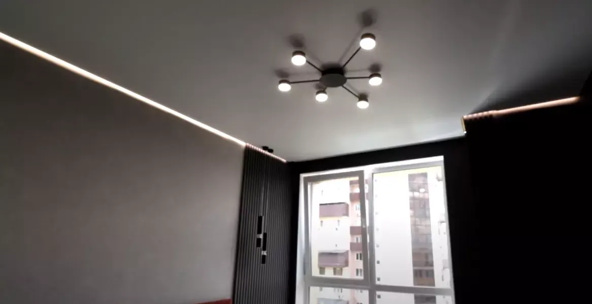 Натяжной потолок MSD Premium с подсветкой — Стерлитамак, Гоголя, 118, фото 1